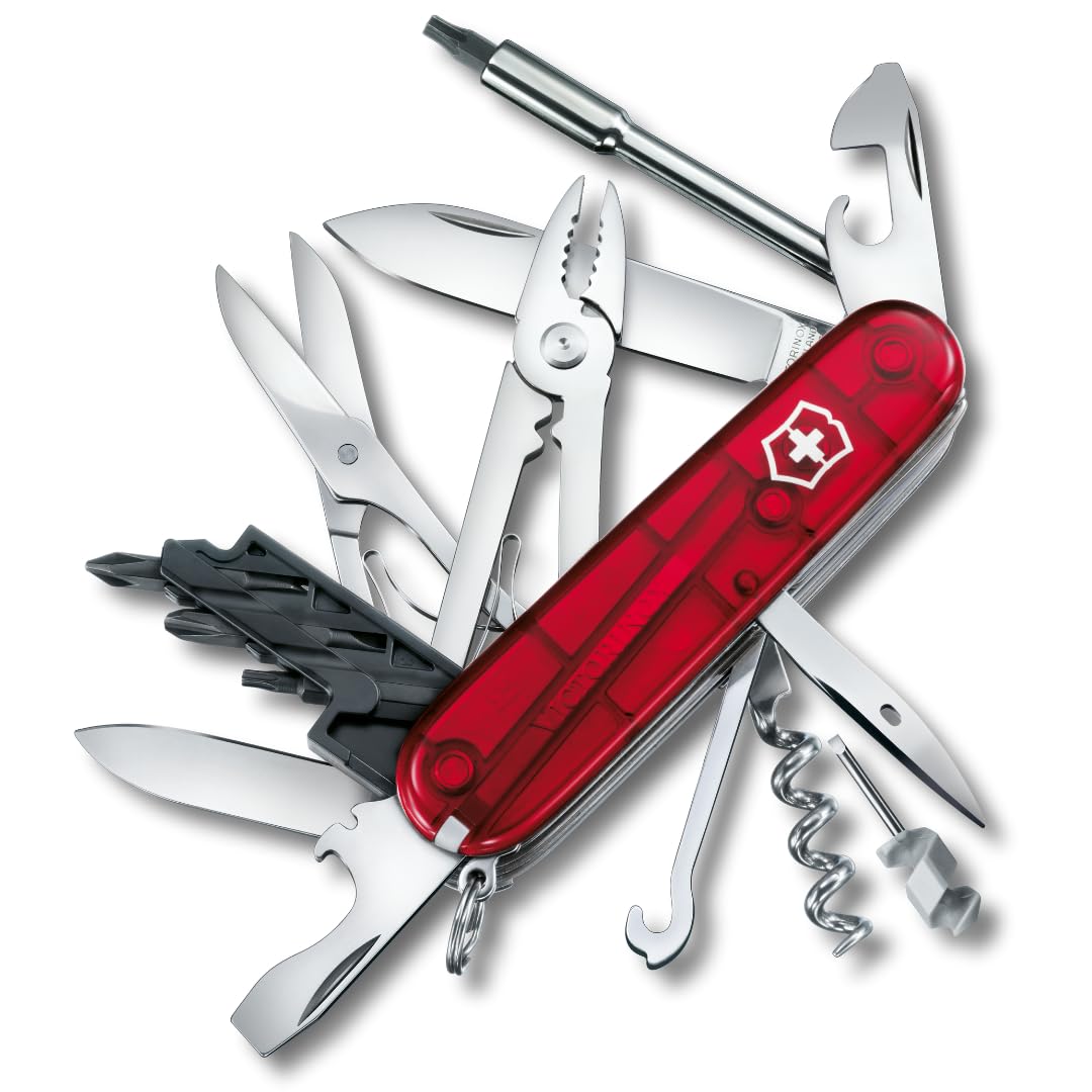 Victorinox Schweizer Taschenmesser Cyber Tool M, Swiss Army Knife, Multitool, 32 Funktionen, Klinge,