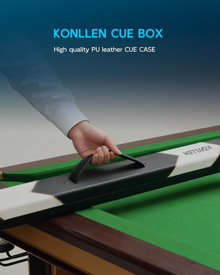KONLLEN Billardqueue aus Carbonfaser, 147cm, professionelles Billardqueue für Erwachsene, Vollcarbon