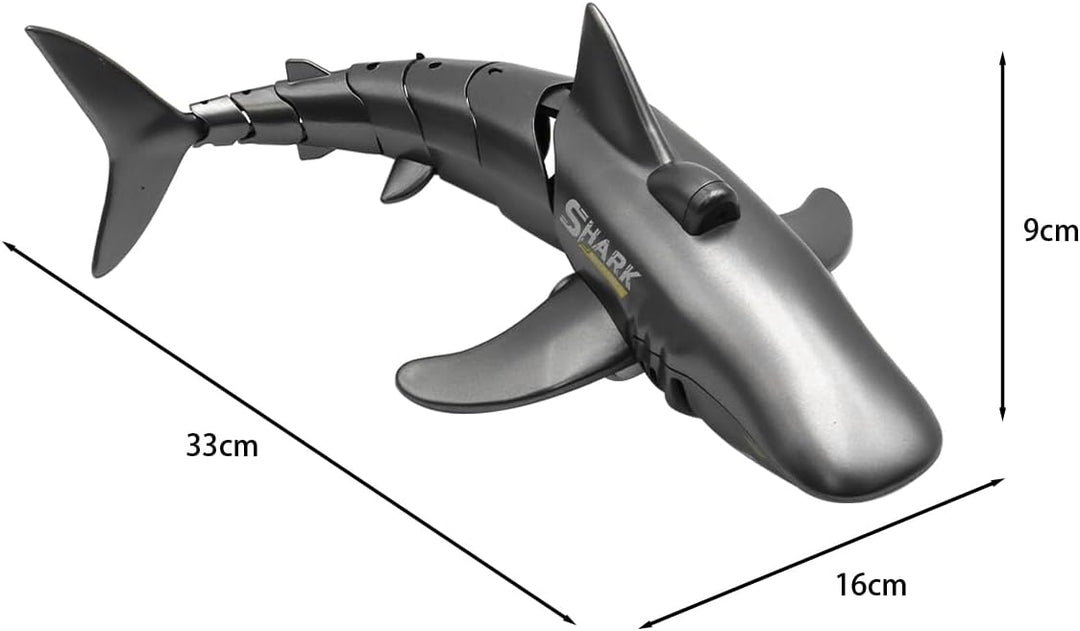 Sarini Ferngesteuerter Hai für Schüler und Erwachsene, elektrischer hochsimulierter Hai für Schwimmb