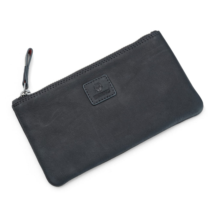 DONBOLSO Federmappe Valencia Leder für Damen und Herren Vintage Schwarz L, Vintage Schwarz L