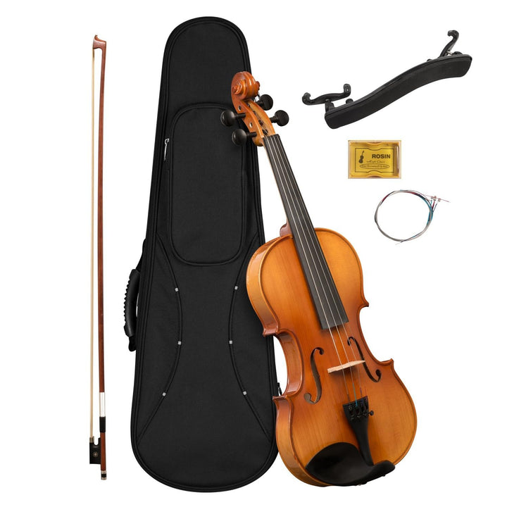 CASCHA 1/2 Violine mit Hardcase I Geigen Set für Jugendliche und Erwachsene I Hochwertige Geige mit