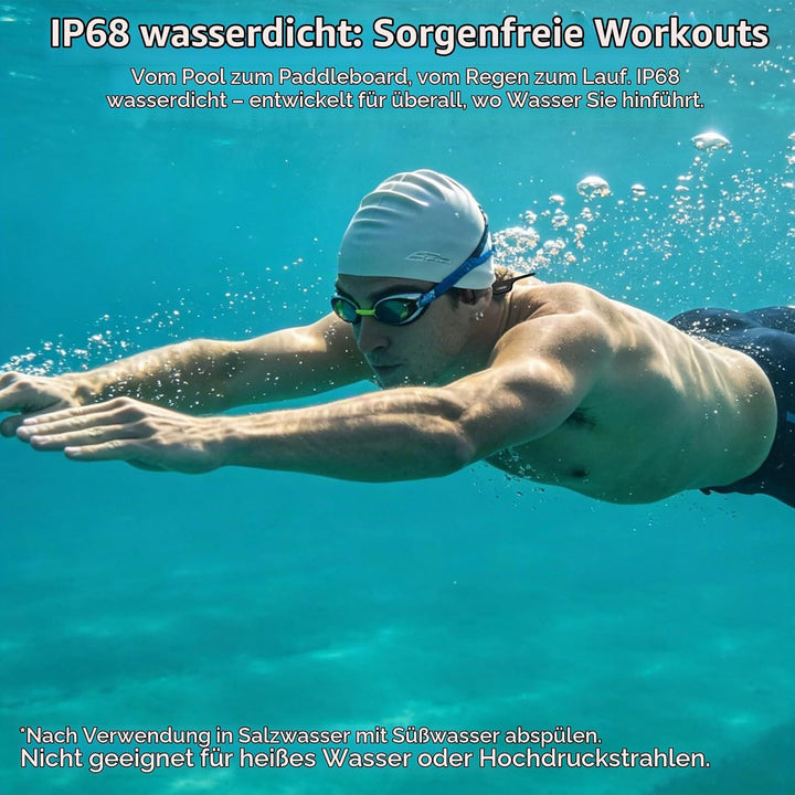 LOBKIN Knochenschall Kopfhörer Bluetooth,Open Ear Kopfhörer Kabellos 6.0 Bone Conduction Headphones,