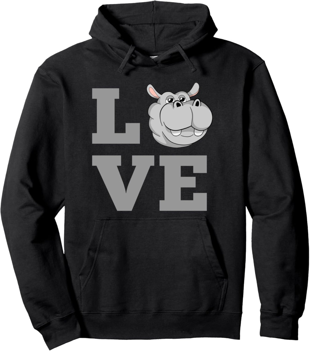 Nilpferde I Flusspferde I Süsse Tiere I Nilpferd Pullover Hoodie