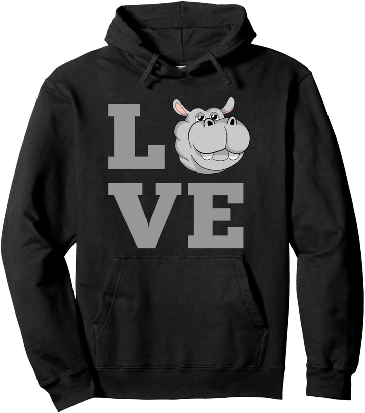 Nilpferde I Flusspferde I Süsse Tiere I Nilpferd Pullover Hoodie
