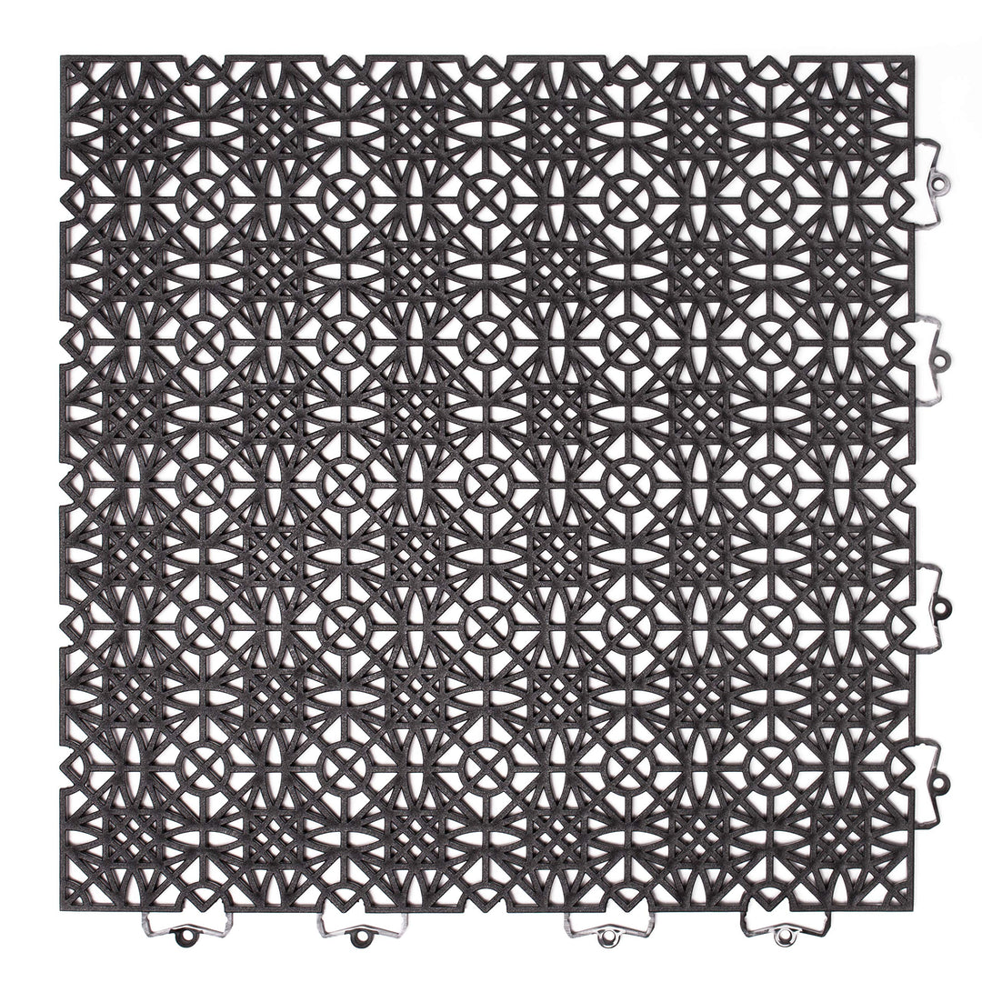 andiamo Terra Sol Terassenfliesen Klicksystem - Kunststoffplatten Aussenbereich für Balkon - Terasse