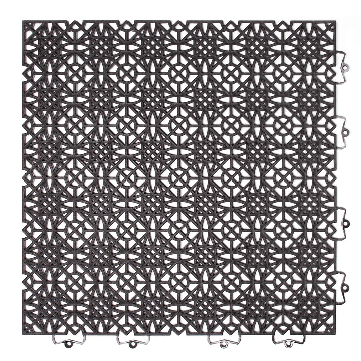 andiamo Terra Sol Terassenfliesen Klicksystem - Kunststoffplatten Aussenbereich für Balkon - Terasse