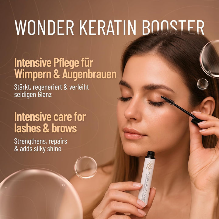 Keratin Booster 7 ml – Pflege nach Wimpernlifting & Brow Laminierung – Für Wimpern und Augenbrauen –