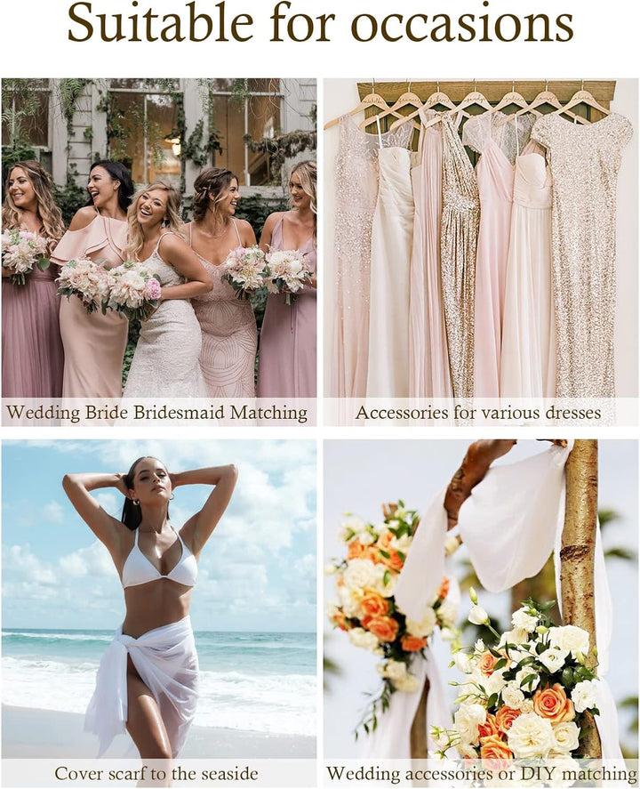 BEAUTELICATE Damen Stola Schal für Abendkleider Sheer Leichter Umschlagtücher Tücher Wraps Bolero So