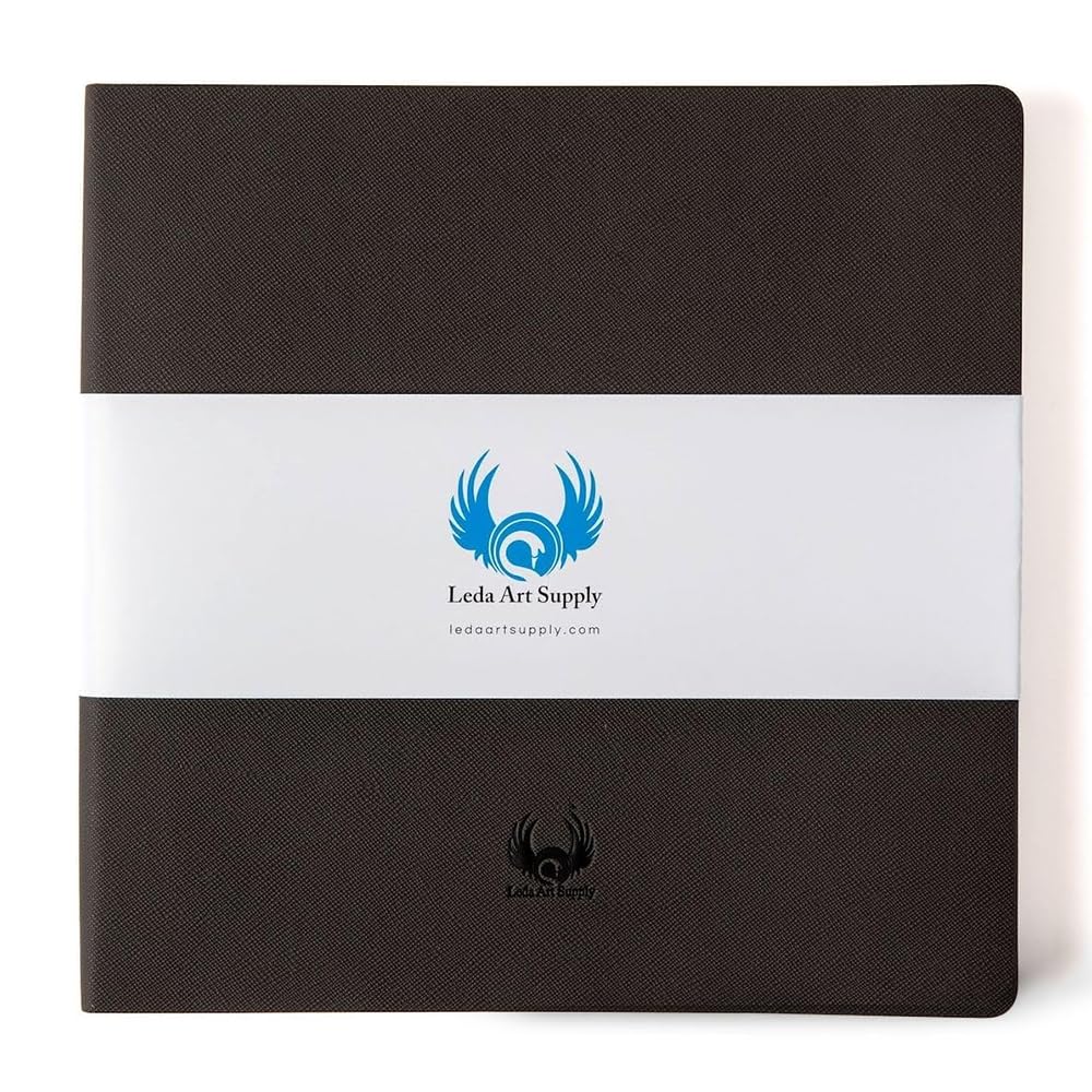 Quadratisches Skizzenbuch, 21,1 x 21,1 cm, flaches flexibles Skizzenbuch für Künstler, ideal für Tin