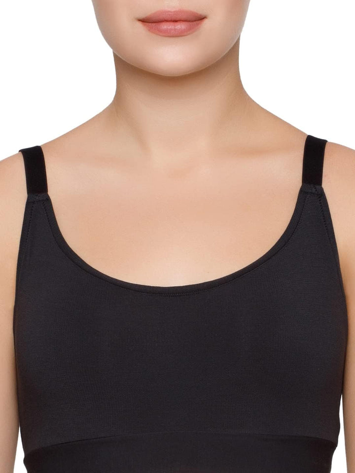 Sloggi Damen Go Allround P Padded BH (1er Pack) Einheitsgrösse Schwarz, Einheitsgrösse Schwarz