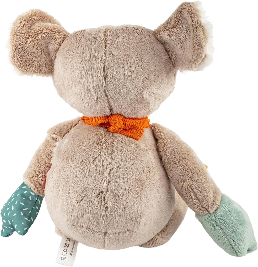 sigikid 43219 Kuscheltier Koala Patchwork Sweety, Yellow für Mädchen und Jungen von 0 bis 8 Jahren M