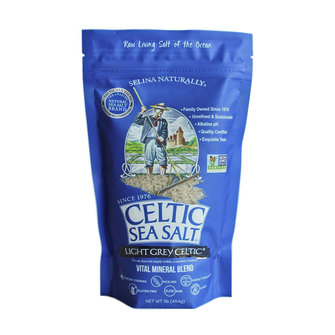 Celtic Sea Salt - Vital Mineralmischung mit Reissverschluss, hellgrau, keltisch, 0,5 kg