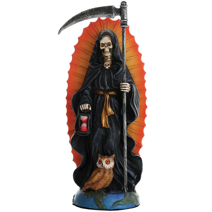 Pacific Giftware Santa Muerte Saint of Holy Death Standing Religious Statue 7.25 Inch Black Magic Pr