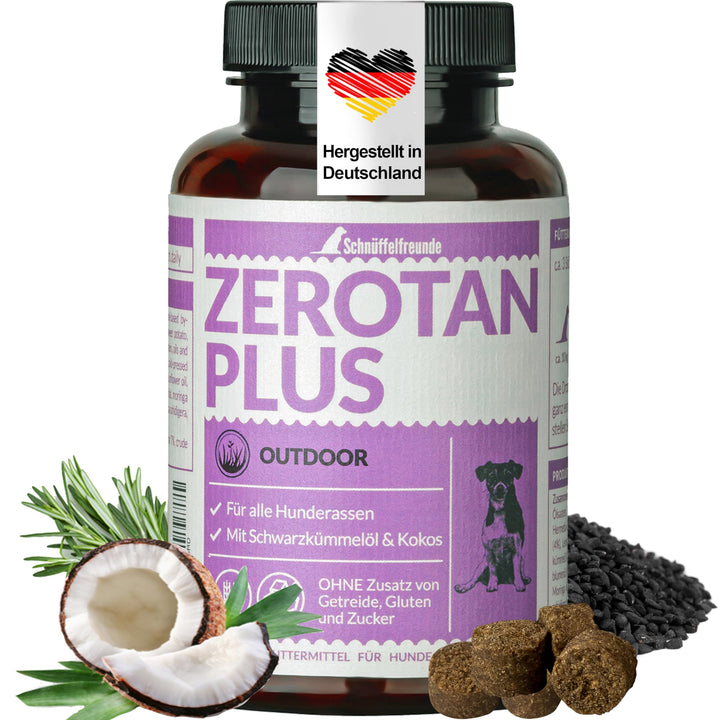 Zerotan Plus I Mit Schwarzkümmelöl und Kokosöl - Z-Snack für Hunde (150g - ca. 180 Stück), 150g - ca