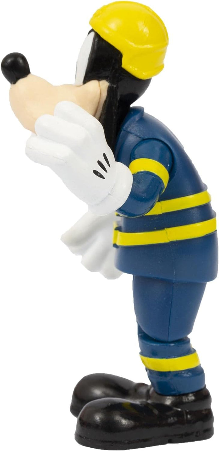 Mickey, 2 Figuren mit Gelenken, 7,5 cm, mit Zubehör, Feuerwehr Spielzeug für Kinder ab 3 Jahren, McC