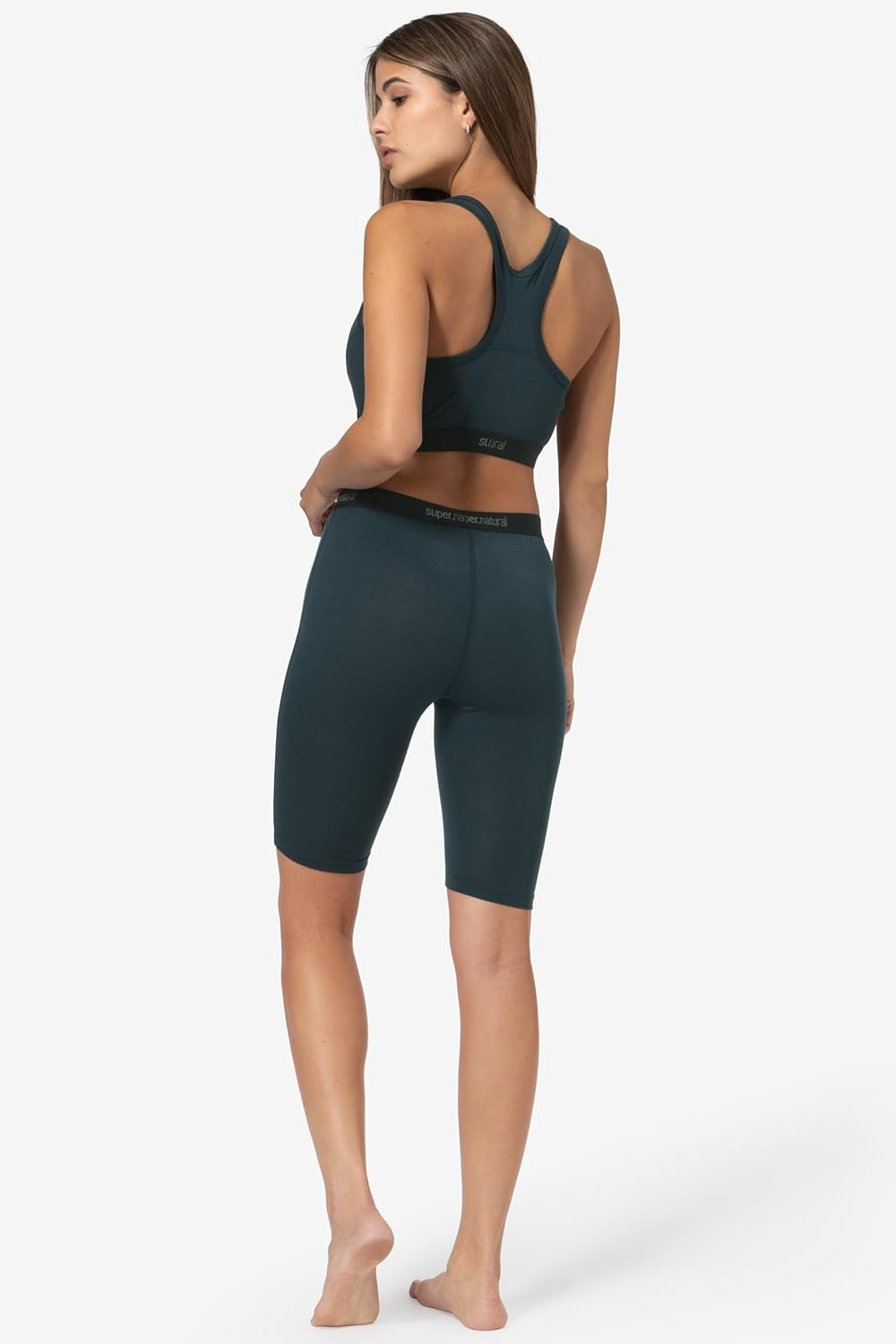 super.natural Damen Baselayer-Hose W Tundra175 Short Tight, Blueberry