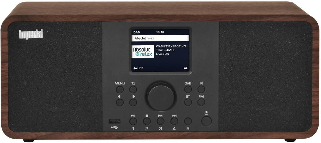Imperial DABMAN i205 (Stereolautsprecher, DAB+/DAB/UKW/Internetradio, Spotify Connect, USB, WLAN), F
