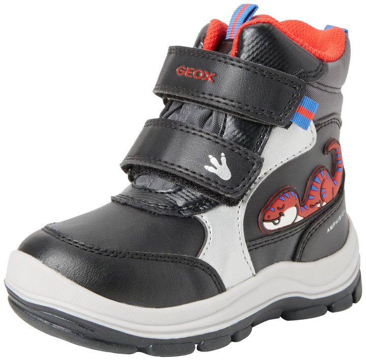 Geox Jungen B Flanfil B AbxAnkle Boot 25 EU Black Royal, 25 EU Black Royal