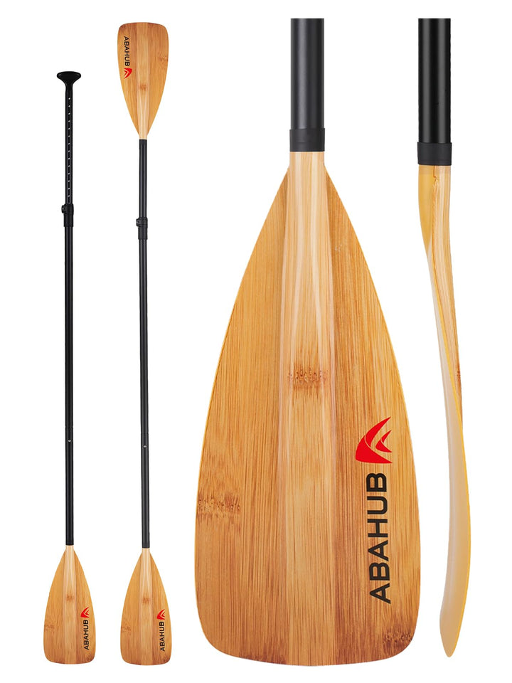 Abahub 2 in 1 Sup Kajak Paddel Aluminium Einstellbares Stand Up Paddle für Paddleboard, Aluminiumleg