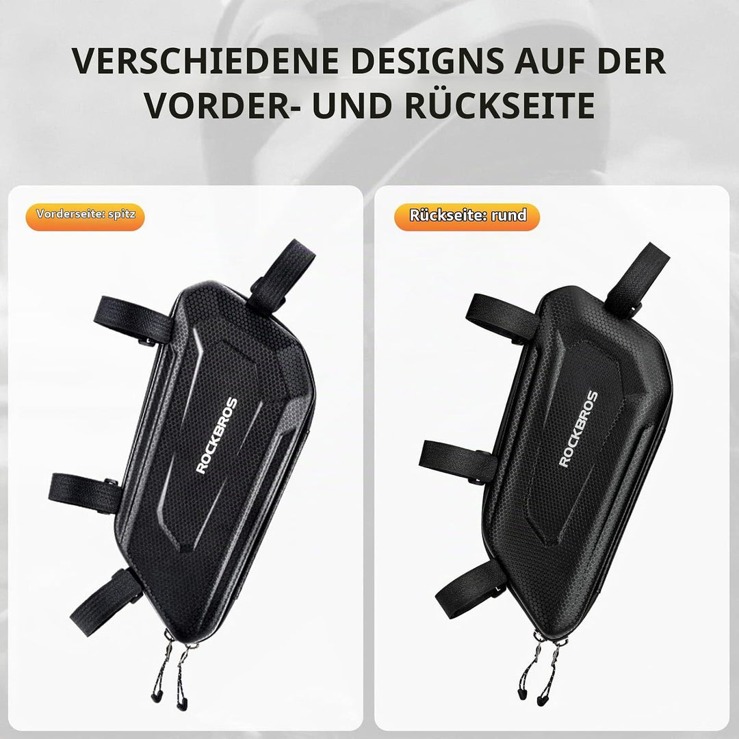 ROCKBROS Motorradtasche Rahmentasche Motorrad wasserdichte Motorrad Werkzeugtasche ca.1,5L Schwarz,