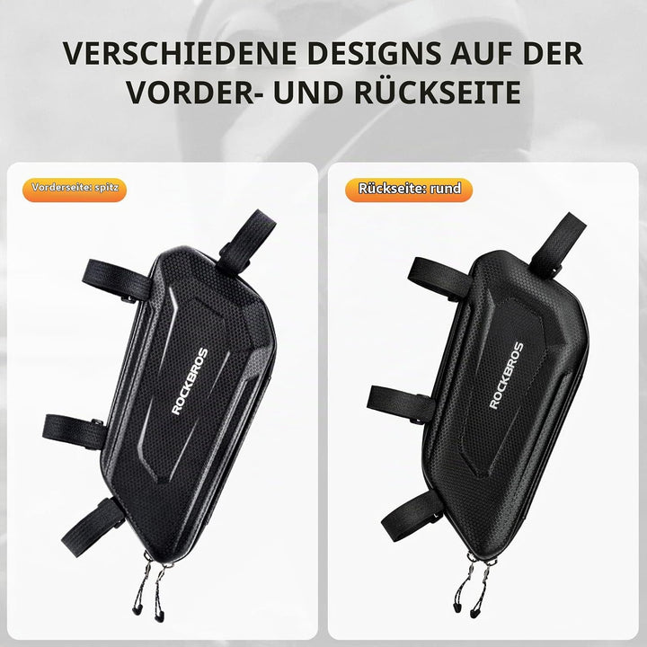 ROCKBROS Motorradtasche Rahmentasche Motorrad Wasserdichte Motorrad Werkzeugtasche ca.1,5L Schwarz,