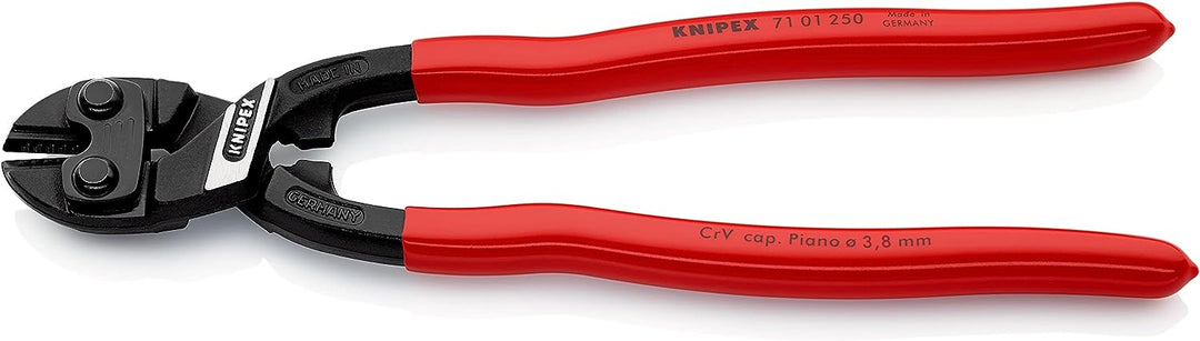 Knipex CoBolt® XL Kompakt-Bolzenschneider schwarz atramentiert, mit Kunststoff überzogen 250 mm 71 0