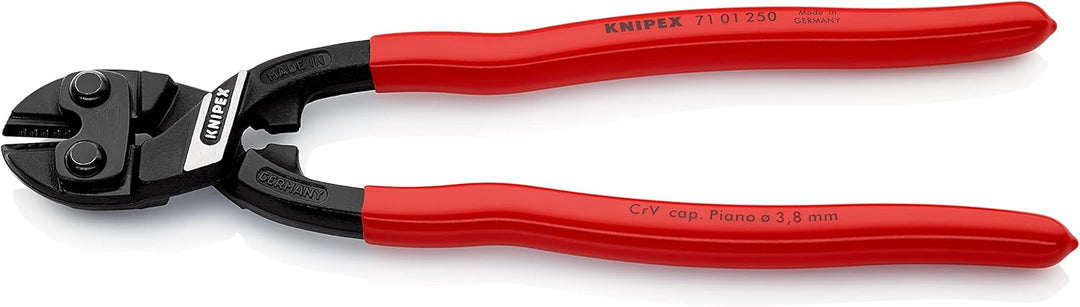 Knipex CoBolt® XL Kompakt-Bolzenschneider schwarz atramentiert, mit Kunststoff überzogen 250 mm (SB-