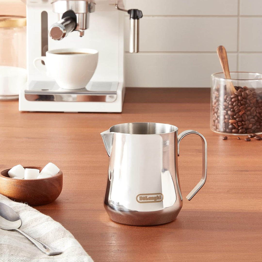 De'Longhi Milchaufschäumkrug, Edelstahl, 500 ml – DLSC069