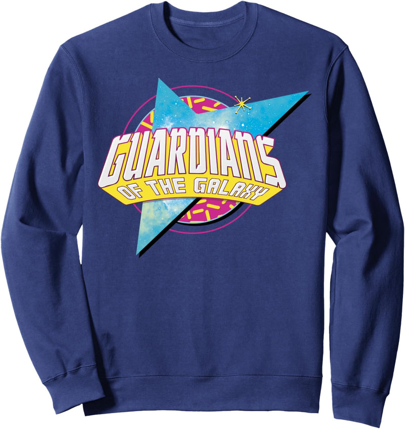 Marvel Guardians Of The Galaxy Retro Abstract Logo Sweatshirt