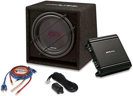 Alpine SBG-30KIT Subwoofer 12, 800 Watt, V-Power-Verstärker mit 550 Watt