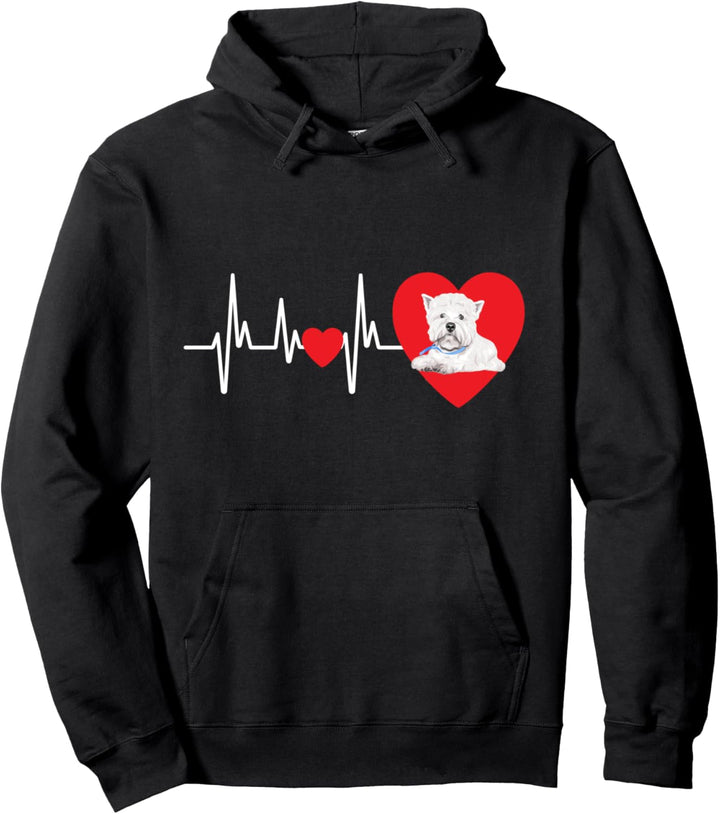 West Highland Terrier — mein Herz schlägt für Westie Pullover Hoodie