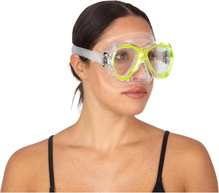Seac Set Elba, Schnorchelset aus hypoallergenem Silikon mit Maske und Schnorchel für Erwachsene narr