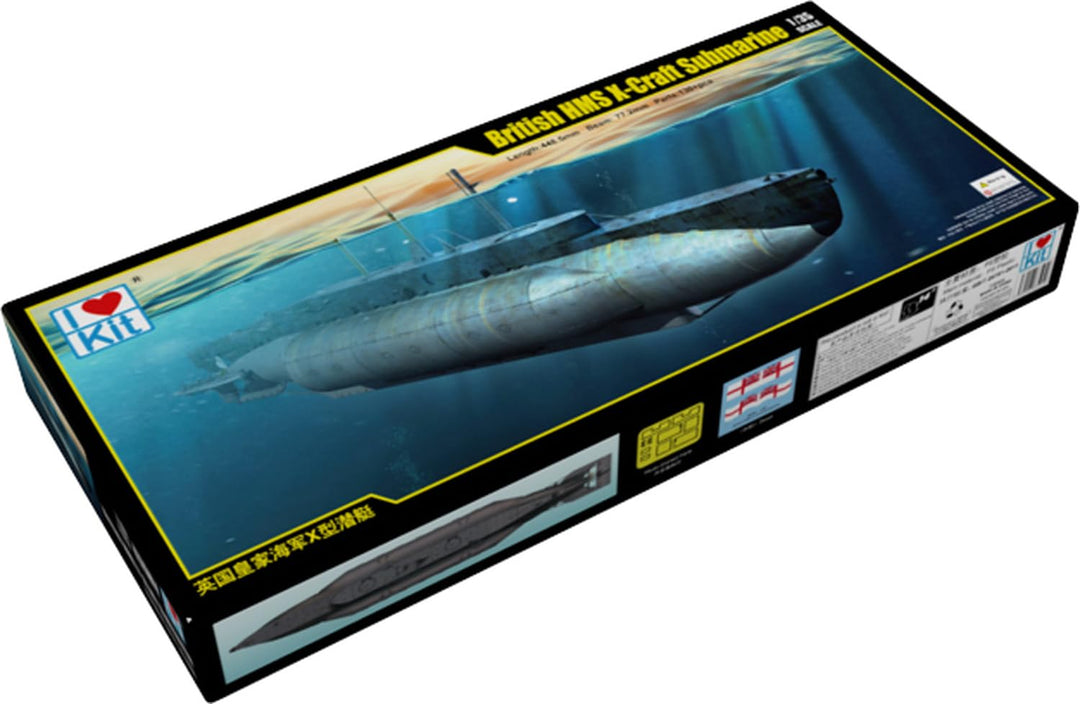 I Love Kit 63504 - British HMS X-Craft Submarine - massstab 1/35 - Modellbausatz