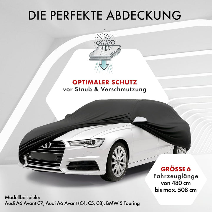 Walser Abdeckung Auto Indoor Stretch, Autoabdeckung, staubdichte Autogarage, Autoplane Winter, Autog
