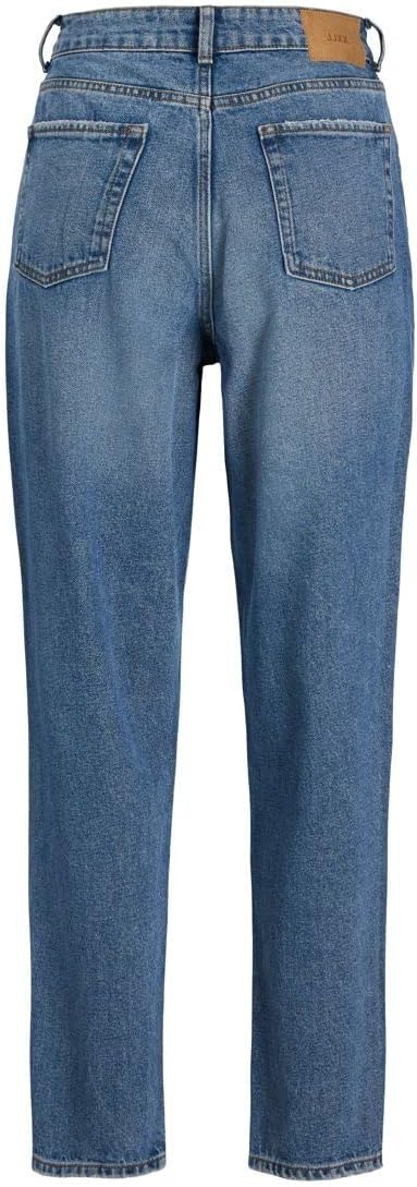JACK & JONES Damen Jjxx Jxlisbon Mom Hw Cre4005 Jeans, Blue Denim, 28W / 32L EU