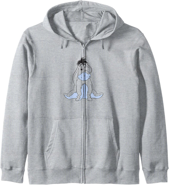Disney Winnie The Pooh Eeyore Outline Transparent Eye Cover Kapuzenjacke