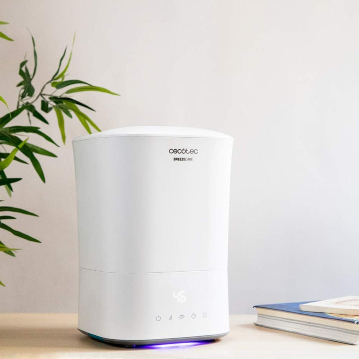 Cecotec Luftbefeuchter BreezeCare 3500 Warm. 5,5 Liter Tank, Luftbefeuchtung von 400 ml/h, Keramikfi