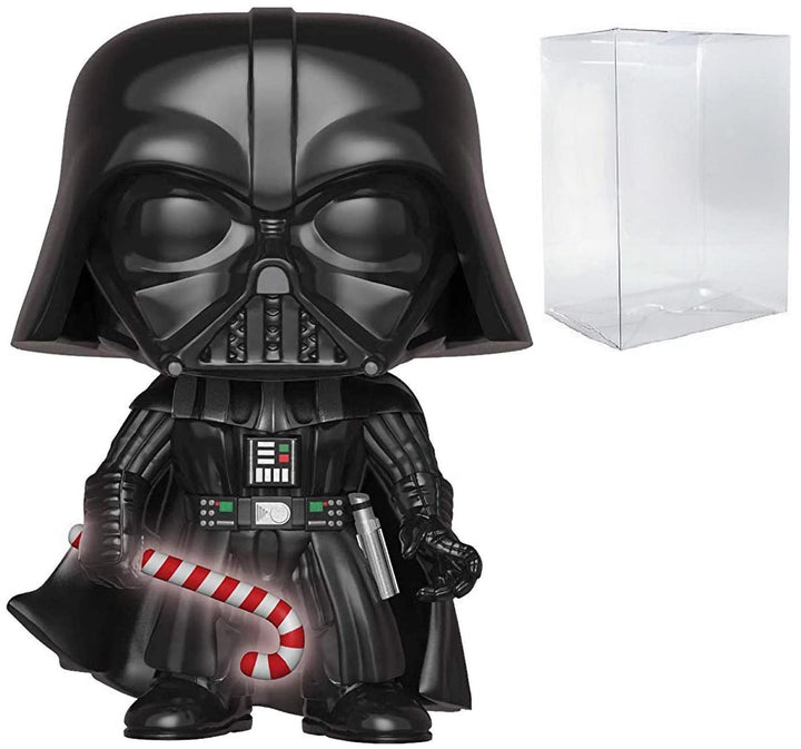 Funko Star Wars: Holiday, Darth Vader mit Candy Cane Glow-in-The-Dark Chase Pop! Vinylfigur (im Pake