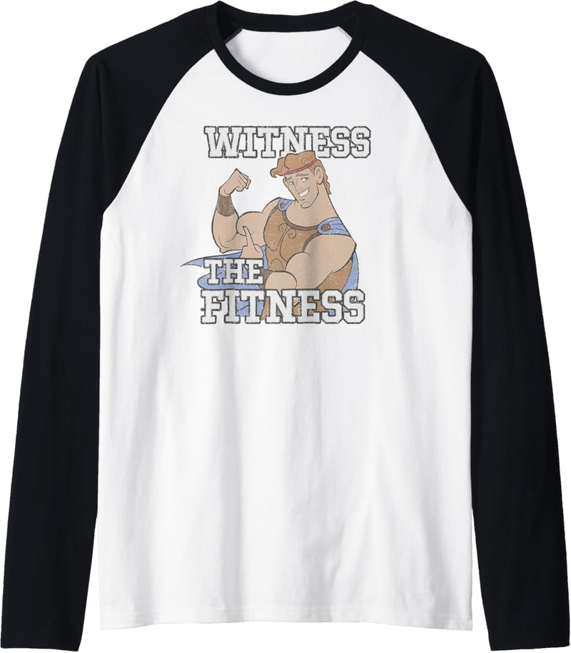 Disney Hercules Witness The Fitness Raglan