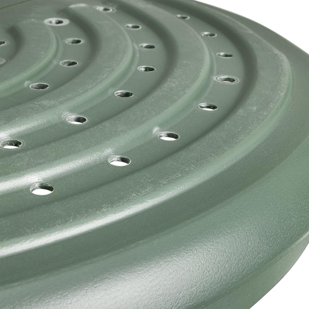 Elho Green Basics Komposter 200L Boden Platte - 100% Recyceltem Plastik - L 68.9 x B 69.9 x H 8.0 cm