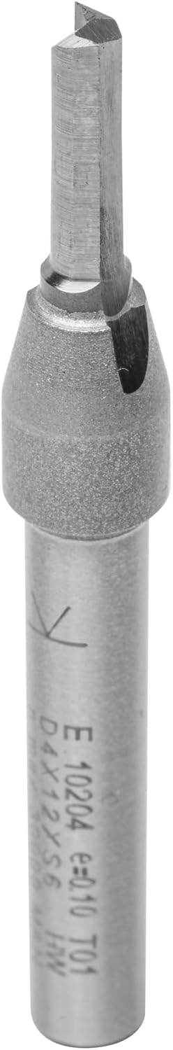 ENT 10204 Nutfräser VHW, Schaft (S) 6 mm, Durchmesser (D) 4 mm, NL 12 mm, SL 32 mm, GL 57 mm D=4 / N