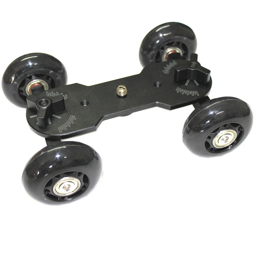 DYNASUN CAR20 Professionelle Kamerawagen Skater Dolly Cinema Stativ für Actioncameras Kamerafahrt Fo