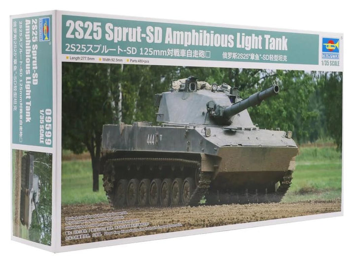 Trumpeter 09599 - 1:35 2S25 Sprut-SD Amphibious Light Tank - Neu