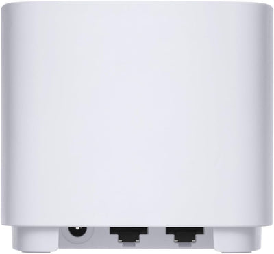 Asus Ai Mesh AX-WLAN System ZenWiFi XD4 Weiss kombinierbarer Router (1er Pack, AX1800 WiFi 6, 2x Gig