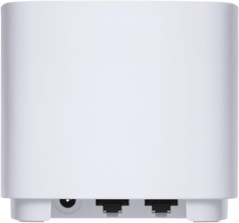 Asus Ai Mesh AX-WLAN System ZenWiFi XD4 Weiss kombinierbarer Router (1er Pack, AX1800 WiFi 6, 2x Gig