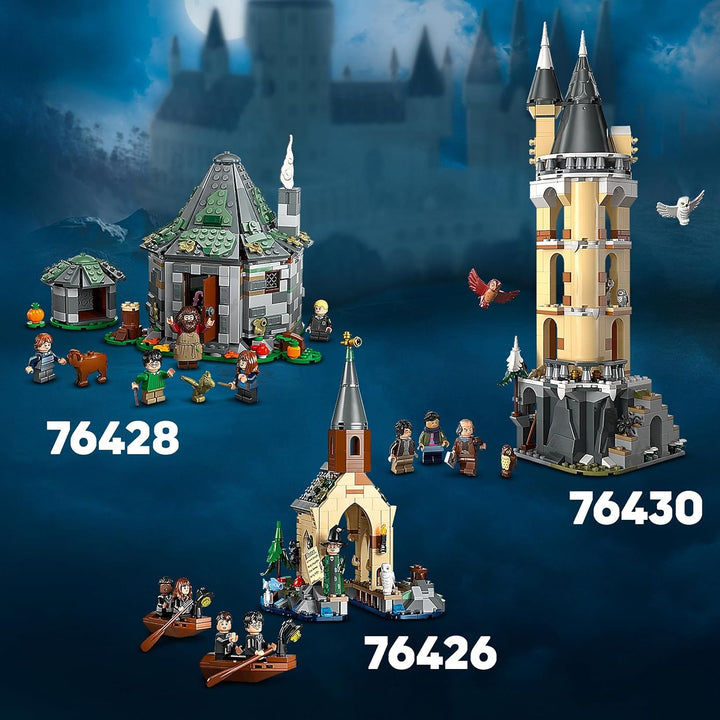 LEGO Harry Potter Bootshaus von Schloss Hogwarts Spielzeug-Modell für Kinder, beinhaltet 2 baubare B