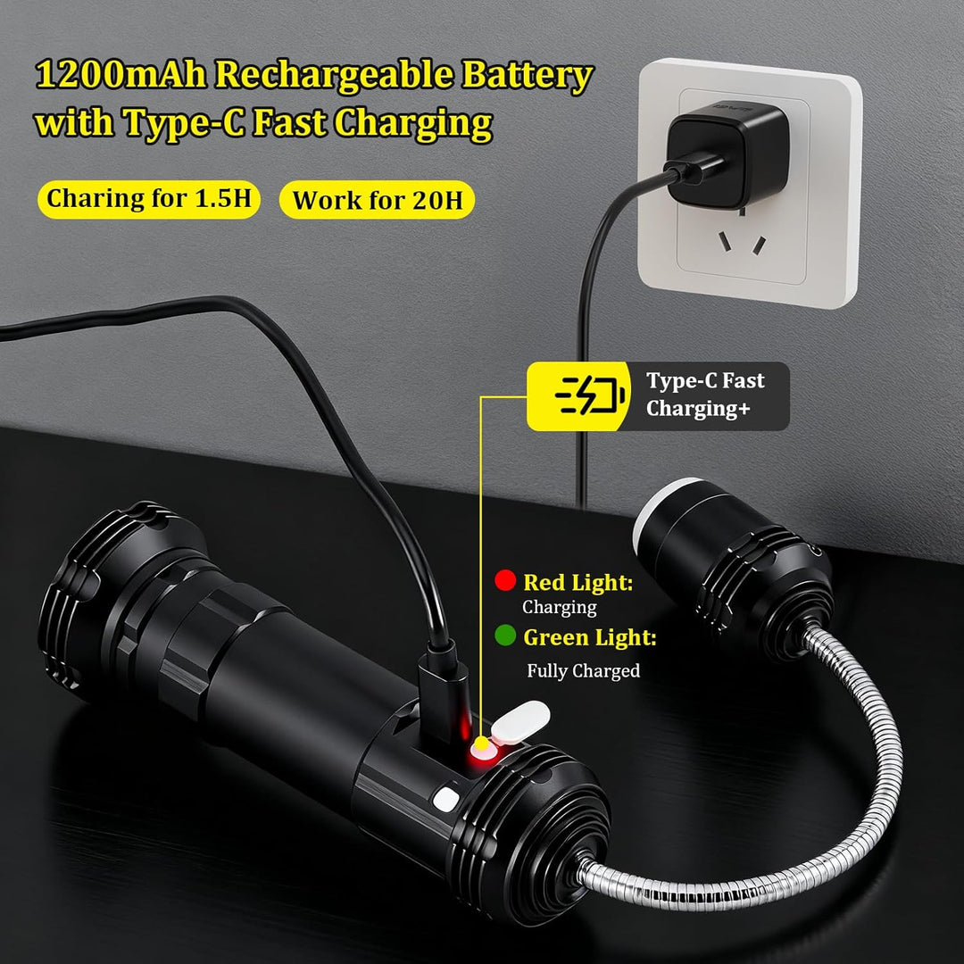 IMAGE Grill Licht 2 Stück wiederaufladbar magnetische Grilllampe mit Beleuchtung für BBQ Picknick Ou