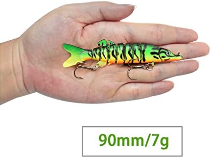 Angelköder Kunstköder Fische Angeln Set Hecht Zander Forellen Köder Swimbait Wobbler Langsam Sinkend