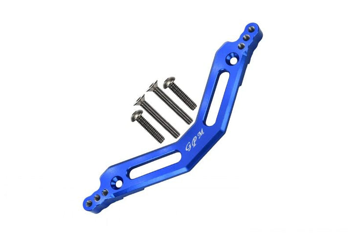 GPM Arrma Granite 4x4 / Big Rock Crew Cab 4x4 Tuning Teile Aluminum Rear Damper Mount- 1Pc Set Blue