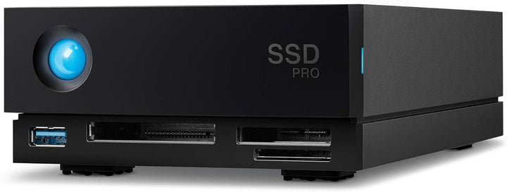 LaCie 1big Dock SSD Pro 2TB externe Festplatte, Thunderbolt 3, Card Reader, PC & Mac, inkl. 5 Jahre